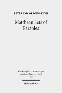 Book Cover for Matthean Sets of Parables by Peter Yaw OppongKumi