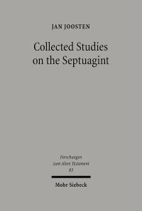Book Cover for Collected Studies on the Septuagint by Charlotte Köckert