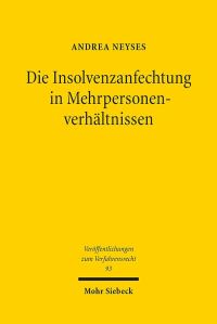 Book Cover for Die Insolvenzanfechtung in Mehrpersonenverhaltnissen by Richard Ounsworth