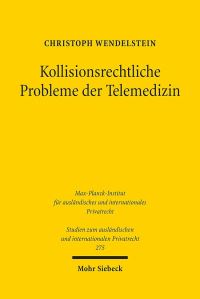 Book Cover for Kollisionsrechtliche Probleme Der Telemedizin by Christoph Wendelstein