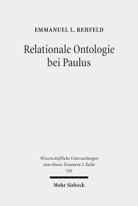 Book Cover for Relationale Ontologie Bei Paulus by Emmanuel L Rehfeld