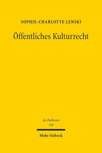 Book Cover for Offentliches Kulturrecht by Stefan Reinel