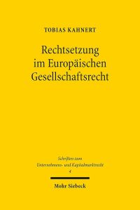Book Cover for Rechtsetzung Im Europaischen Gesellschaftsrecht by Stefan Reinel