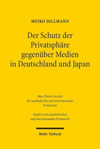 Book Cover for Der Schutz Der Privatsphare Gegenuber Medien in Deutschland Und Japan by Meiko Dillmann