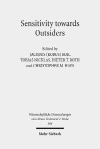 Book Cover for Sensitivity Towards Outsiders by Dieter T Roth, Tobias Nicklas, Jacobus Kobus Kok, Christopher M Hays