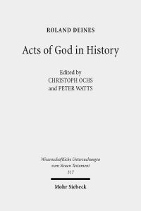 Book Cover for Acts of God in History by Roland Deines