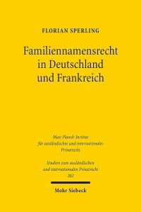 Book Cover for Familiennamensrecht in Deutschland Und Frankreich by Simon J Joseph