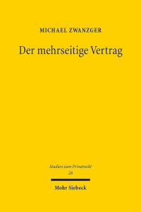 Book Cover for Der Mehrseitige Vertrag by Katharina Waldner