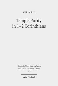 Book Cover for Temple Purity in 1-2 Corinthians by Jonathan Huddleston