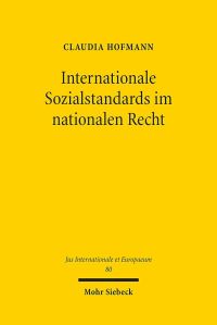 Book Cover for Internationale Sozialstandards Im Nationalen Recht by Jonathan Huddleston