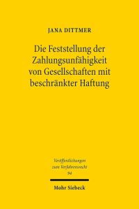 Book Cover for Die Feststellung Der Zahlungsunfahigkeit Von Gesellschaften Mit Beschrankter Haftung by Jonathan Huddleston