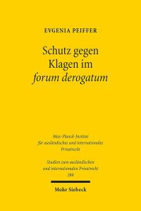 Book Cover for Schutz Gegen Klagen Im Forum Derogatum by Jonathan Huddleston