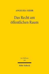 Book Cover for Das Recht Am Offentlichen Raum by Jonathan Huddleston