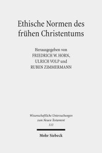 Book Cover for Ethische Normen Des Fruhen Christentums by Esther Verwold