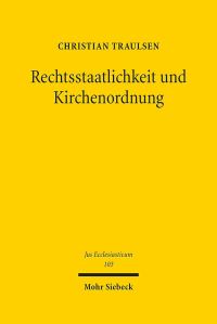Book Cover for Rechtsstaatlichkeit Und Kirchenordnung by Jonathan Huddleston