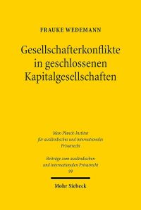 Book Cover for Gesellschafterkonflikte in Geschlossenen Kapitalgesellschaften by J Andrew Doole