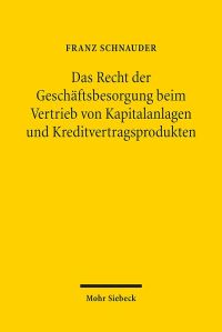 Book Cover for Das Recht Der Geschaftsbesorgung Beim Vertrieb Von Kapitalanlagen Und Kreditvertragsprodukten by J Andrew Doole