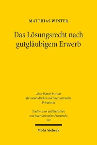 Book Cover for Das Losungsrecht Nach Gutglaubigem Erwerb by J Andrew Doole