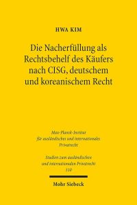 Book Cover for Die Nacherfullung Als Rechtsbehelf Des Kaufers Nach CISG, Deutschem Und Koreanischem Recht by J Andrew Doole