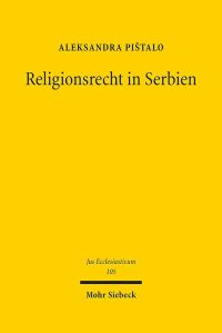 Book Cover for Religionsrecht in Serbien by J Andrew Doole