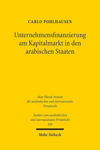 Book Cover for Unternehmensfinanzierung Am Kapitalmarkt in Den Arabischen Staaten by J Andrew Doole
