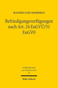 Book Cover for Befriedigungsverfugungen Nach Art. 24 EuGVU/31 EuGVO by J Andrew Doole
