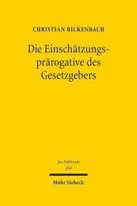 Book Cover for Die Einschatzungsprarogative Des Gesetzgebers by J Andrew Doole