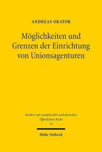 Book Cover for Moglichkeiten Und Grenzen Der Einrichtung Von Unionsagenturen by J Andrew Doole