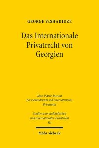 Book Cover for Das Internationale Privatrecht Von Georgien by J Andrew Doole