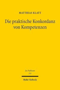 Book Cover for Die Praktische Konkordanz Von Kompetenzen by J Andrew Doole