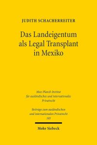 Book Cover for Das Landeigentum Als Legal Transplant in Mexiko by J Andrew Doole
