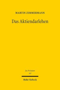 Book Cover for Das Aktiendarlehen by J Andrew Doole