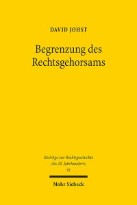 Book Cover for Begrenzung Des Rechtsgehorsams by J Andrew Doole