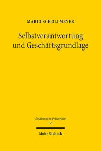 Book Cover for Selbstverantwortung Und Geschaftsgrundlage by J Andrew Doole