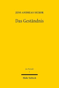 Book Cover for Das Gestandnis by J Andrew Doole