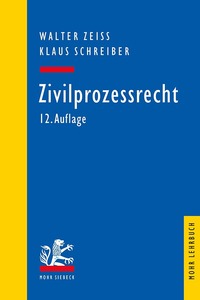 Book Cover for Zivilprozessrecht by Walter Zeiss, Klaus Schreiber