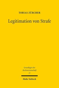 Book Cover for Legitimation Von Strafe by Tobias Zurcher