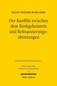 Book Cover for Der Konflikt Zwischen Dem Bankgeheimnis Und Refinanzierungsabtretungen by William D Furley, Jan Maarten Bremer