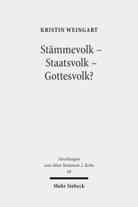 Book Cover for Stammevolk - Staatsvolk - Gottesvolk? by Tim Florstedt