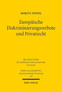 Book Cover for Europaische Diskriminierungsverbote Und Privatrecht by Tim Florstedt