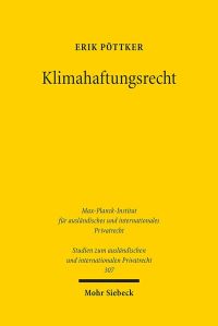 Book Cover for Klimahaftungsrecht by Erik Pottker