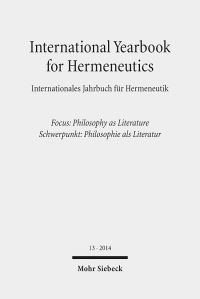Book Cover for International Yearbook for Hermeneutics 13 / Internationales Jahrbuch Fur Hermeneutik 13 by Gunter Figal