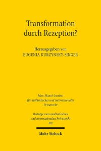 Book Cover for Transformation Durch Rezeption? by Tim Florstedt