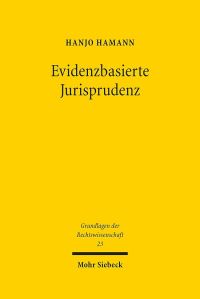 Book Cover for Evidenzbasierte Jurisprudenz by Tim Florstedt