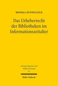 Book Cover for Das Urheberrecht Der Bibliotheken Im Informationszeitalter by Christina Maslow