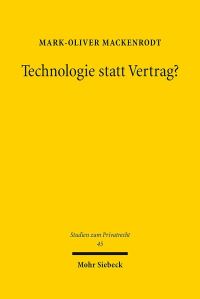 Book Cover for Technologie Statt Vertrag? by Christina Maslow