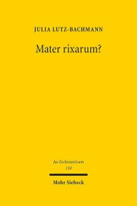 Book Cover for Mater Rixarum? by William D Furley, Jan Maarten Bremer