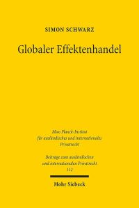 Book Cover for Globaler Effektenhandel by Simon Schwarz