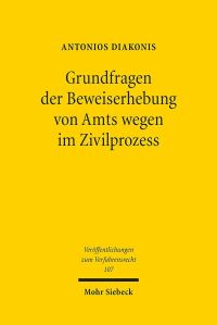 Book Cover for Grundfragen Der Beweiserhebung Von Amts Wegen Im Zivilprozess by Simon Schwarz