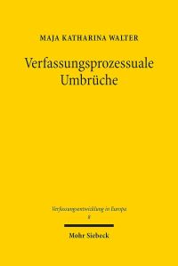Book Cover for Verfassungsprozessuale Umbruche by Simon Schwarz